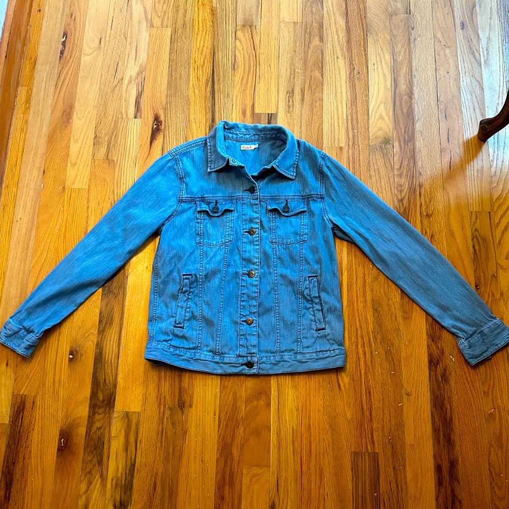 Farhety Stretch Terry Trucker Jacket
